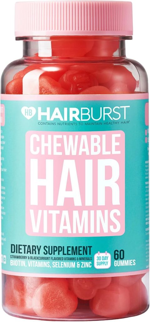 Contenitore di HAIR BURST Gomme Vitaminiche per Capelli con caramelle gommose all'interno